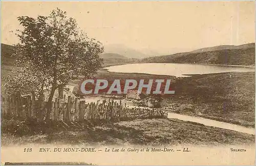 Cartes postales Env du Mont Dore Le Lac de Guery et le Mont Dore