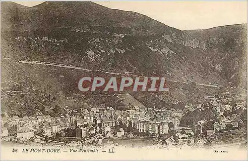 Cartes postales Le Mont Dore Vue d'Ensemble