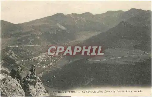 Cartes postales Le Mont Dore La Vallee du Mont Dore et le Puy de Sancy