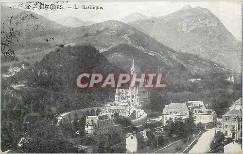 Cartes postales Lourdes La Basilique