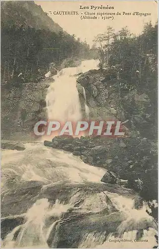 Ansichtskarte AK Cauterets Chute superieure du Pont d'Espagne