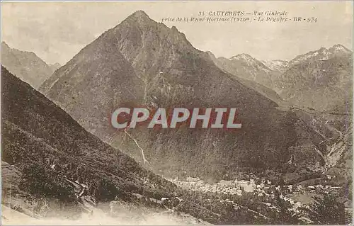 Ansichtskarte AK Cauterets Vue generale prise de la Reine Horlense Le Peguere