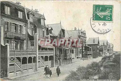 Cartes postales Paris Plage Boulevard de la mer