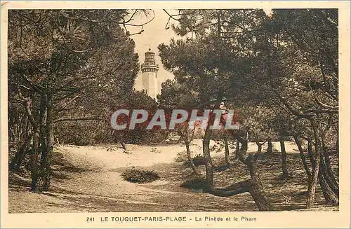 Cartes postales Le Touquet Paris Plage La Pinede et le Phare