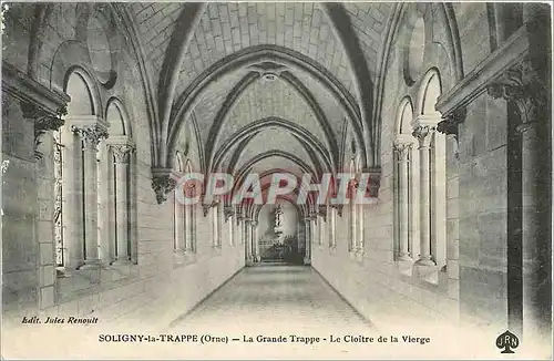 Ansichtskarte AK Soligny la Trappe Orne La Grande Trappe Le Cloitre de la Vierge