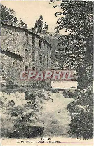 Cartes postales Thiers La Durolle et le Pont Faux Martel