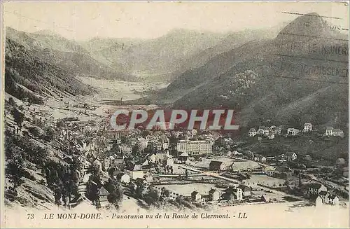 Ansichtskarte AK Le Mont Dore Panorama vu de la Route de Clermont