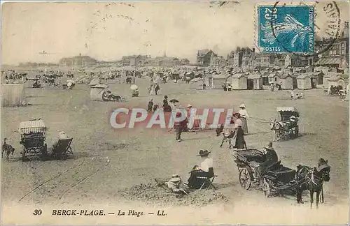 Cartes postales Berck Plage La Plage