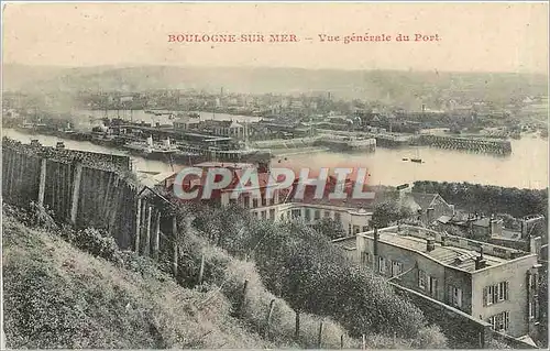 Cartes postales Boulogne sur Mer Vue generale du Port