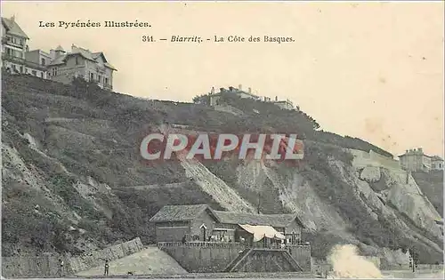 Cartes postales Biarritz La Cote des Basques