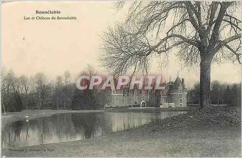 Cartes postales Bonnetable Lac et Chateau de Bonnetable