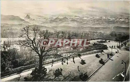 Ansichtskarte AK Pau La chaine des Pyrenees et le Pic du Midi d'Ossau