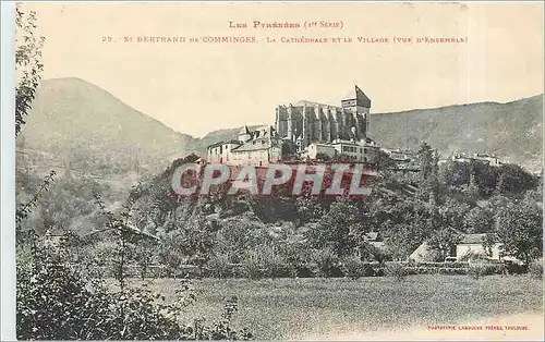 Ansichtskarte AK St Bertrand de Comminges La Cathedrale et le Village