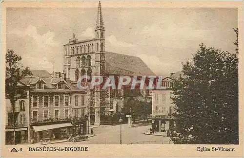 Cartes postales Bagneres de Bigorre Eglise St Vincent