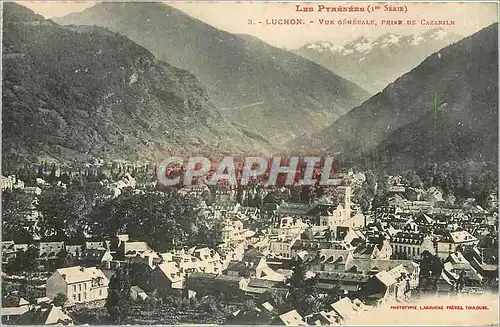 Cartes postales Luchon Vue generale prise de Catalan