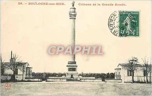 Ansichtskarte AK Boulogne sur Mer Colonne de la Grande Armee