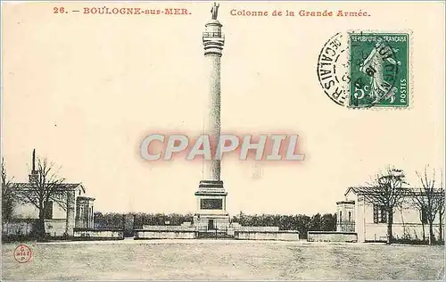 Cartes postales Boulogne sur Mer Colonne de la Grande Armee