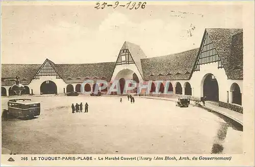 Cartes postales Le Touquet Paris Plage Le Marche Coouvert