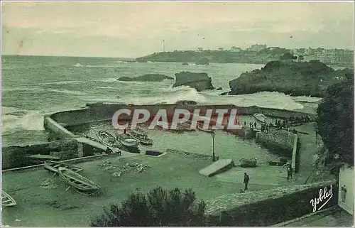 Ansichtskarte AK Biarritz BP Port des Pecheurs