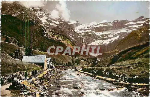 Ansichtskarte AK Gavarnie La Chaumiere Le Gave et le Cirque