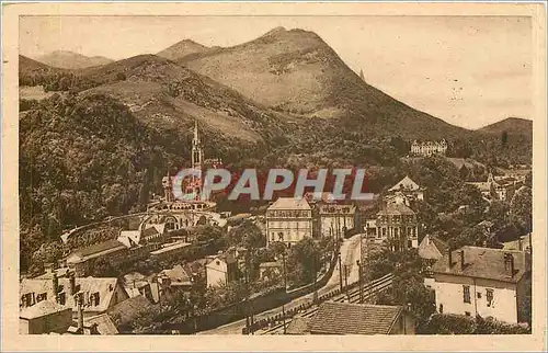 Ansichtskarte AK Lourdes Vue generale sur la Basilique de la Route de Pau