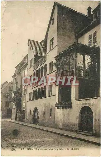 Cartes postales Colmar Maison des Chevaliers de St Jean