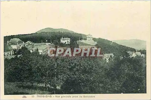 Cartes postales Trois Epis Vue generale prise du Belvedere