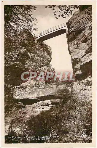 Ansichtskarte AK Environs de Saverne Le Haut Barr Le Pont du Diable