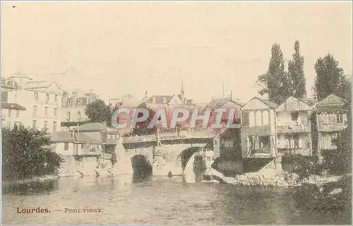 Cartes postales Lourdes Pont vieux