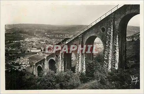 Cartes postales Lourdes Funiculaire du Pic du Jer Le viaduc et la ville