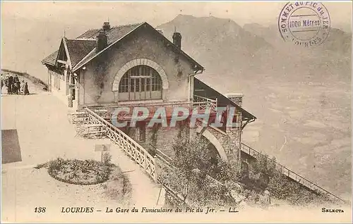 Cartes postales Lourdes La Gare du Funiculaire du Pic du Jer