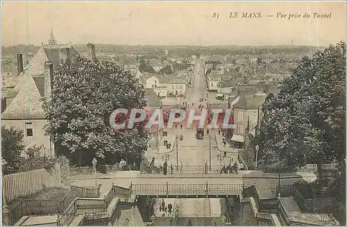 Cartes postales Le Mans Vue prise du Tunnel