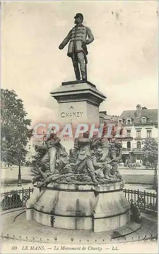 Ansichtskarte AK Le Mans Le Monument de Chanzy