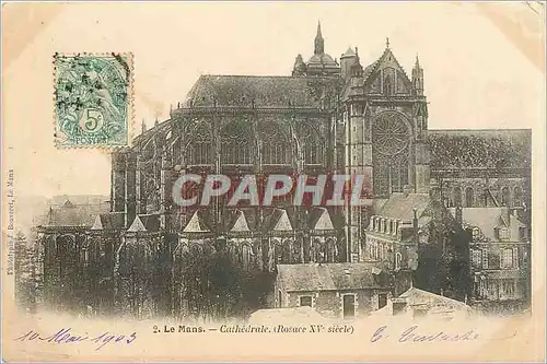 Cartes postales Le Mans Cathedrale