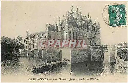 Cartes postales Chenonceaux Chateau facade orientale