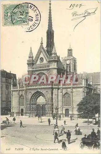 Cartes postales Paris L'Eglise Saint Laurent