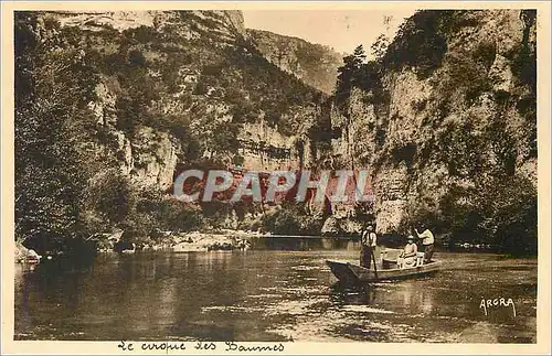 Ansichtskarte AK Gorges du Tarn Cirque des Baumes