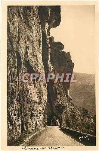 Ansichtskarte AK Gorges du Tarn Un Tunnel au Cirques des Baumes