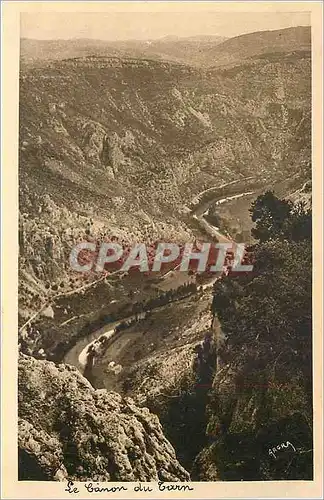 Cartes postales Gorges du Tarn Le canon du Tarn vu du Roc des Hourtous