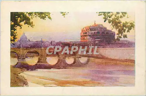 Cartes postales Roma S Pietro Castel S Angelo e il Tevere