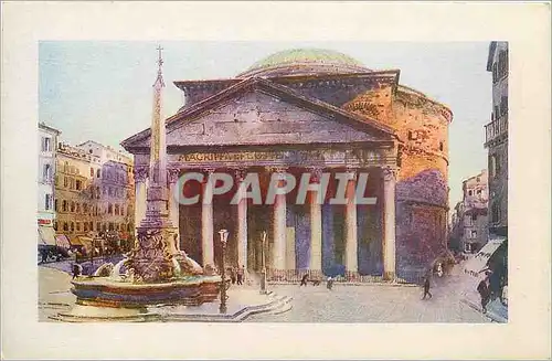 Ansichtskarte AK Roma Pantheon d'Agrippa