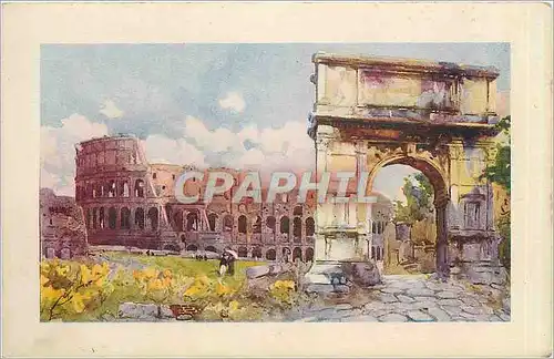 Ansichtskarte AK Roma Arco di Tito e Colosseo