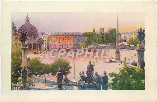 Cartes postales Roma Piazza de Popolo