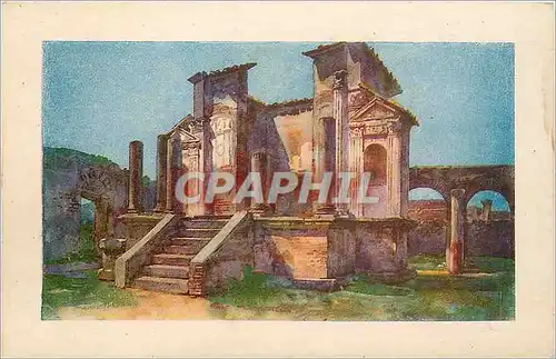 Ansichtskarte AK Pompei Templo d'Iside