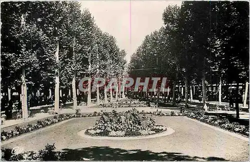 Moderne Karte Vichy Parterre fleuri dans le Parc