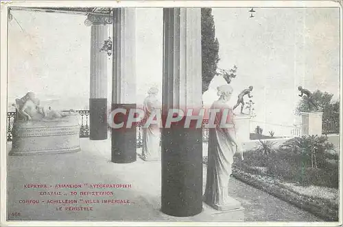 Ansichtskarte AK Corfou Achilleion Villa Imperiale Le Peristyle