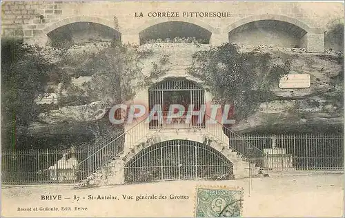 Cartes postales Brive St Antoine Vue generale des Grottes