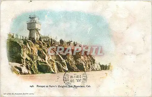 Cartes postales Parapet at Sutros Heights San Francisco California