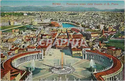 Cartes postales Roma Panorama praso dalla Cupola di S Pietro