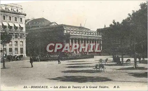 Cartes postales Bordeaux Les Allees de Tourny et le Grand Theatre